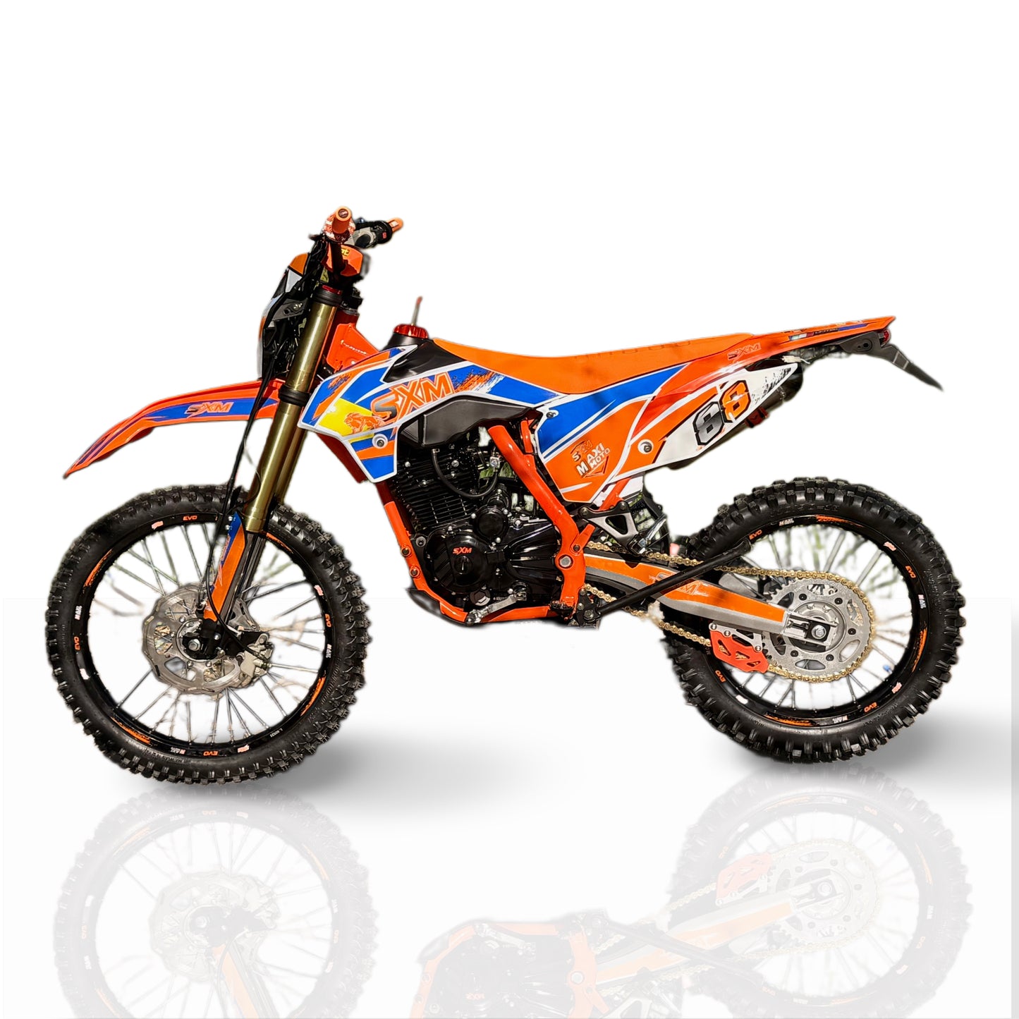 SXM EVO PRO XTC-250 Limited Edition 2026 – Ендуро / Крос | Orange Frame | 250cc Zongshen