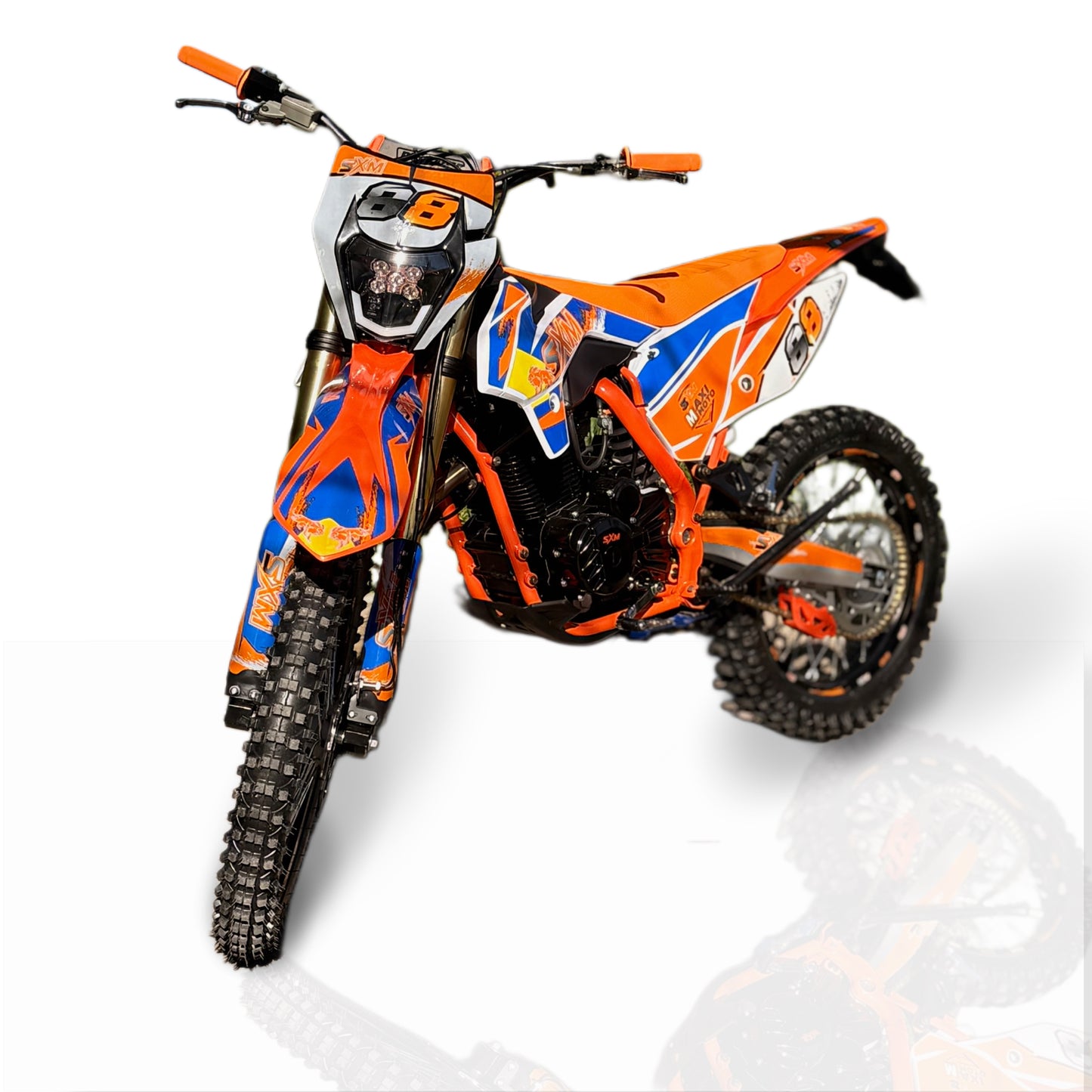 SXM EVO PRO XTC-250 Limited Edition 2026 – Ендуро / Крос | Orange Frame | 250cc Zongshen