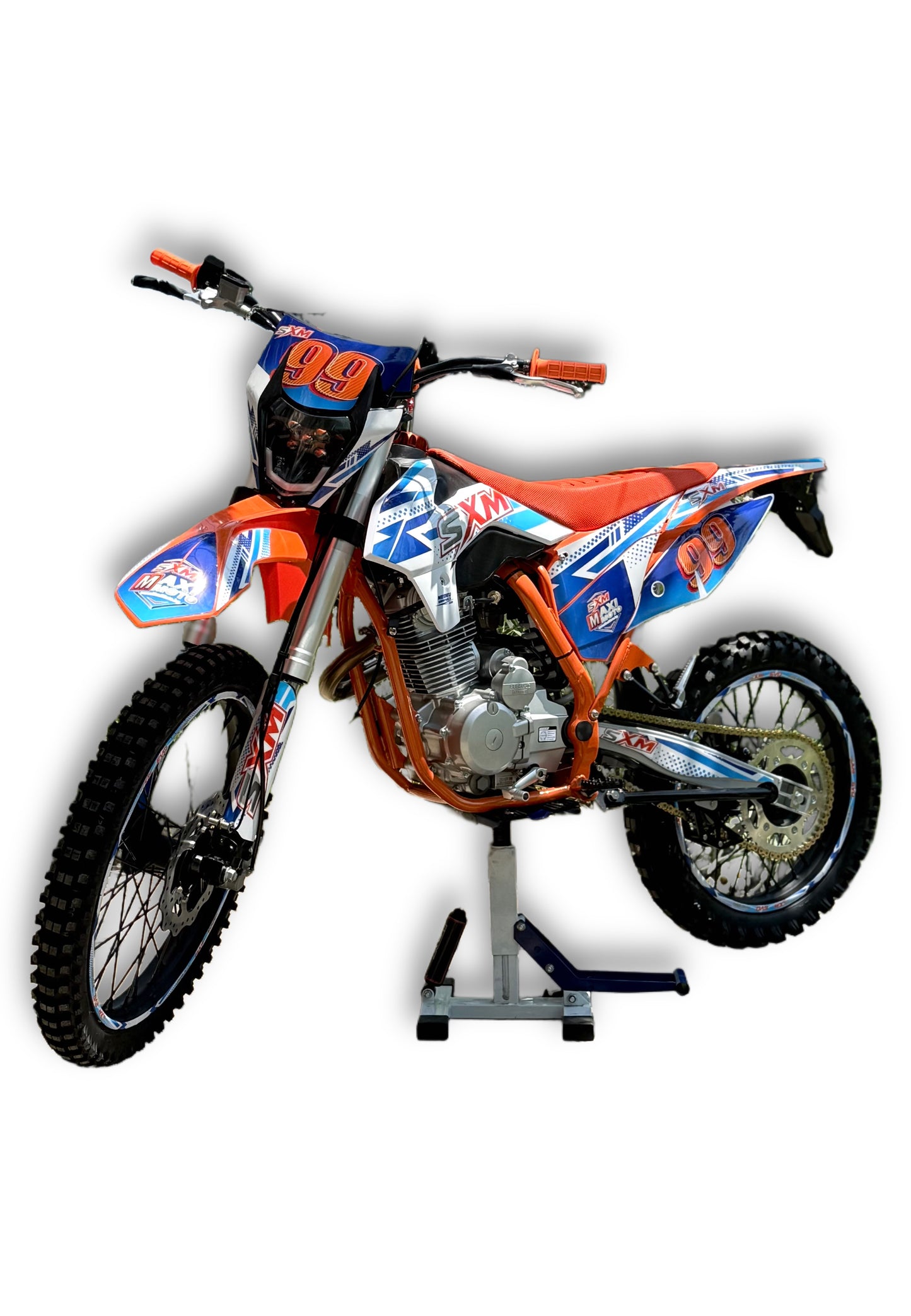 SXM EVO XTC-250 (99) – офроуд крос мотор с Zongshen 250cc двигател и окачване за тежък терен